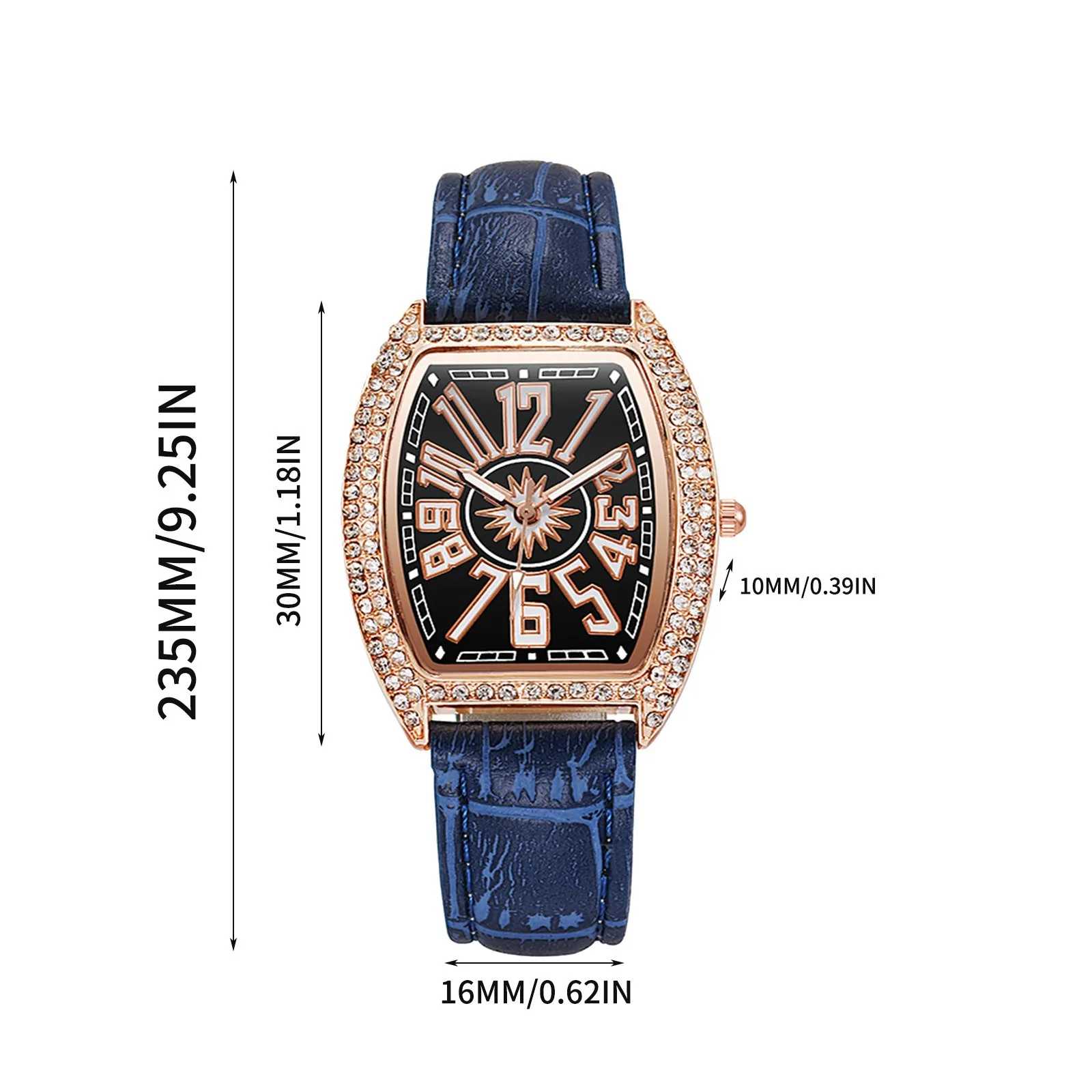 Ladies Diamond-Studded Luminous Retro Female Watch Leather Belt Quartz Watch Women Fashion Faceted Watch Relojes mujer #3
Ladies Diamond-Studded Luminous Retro Female Watch Leather Belt Quartz Watch Women Fashion Faceted Watch Relojes mujer #3
