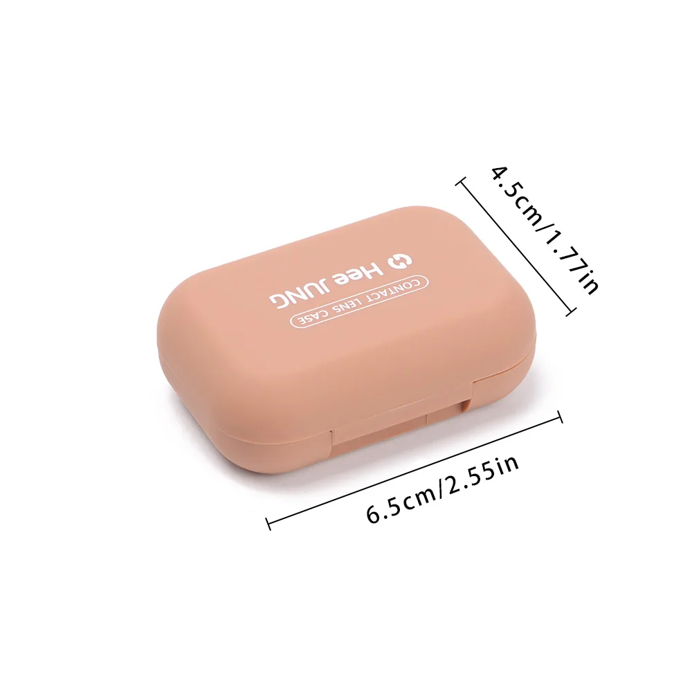 Frosted Mini Rubber Paint Square Contact Lens Case With Mirror Women Colored Contact Lenses Box Eyes Contact Lens Container
Frosted Mini Rubber Paint Square Contact Lens Case With Mirror Women Colored Contact Lenses Box Eyes Contact Lens Container