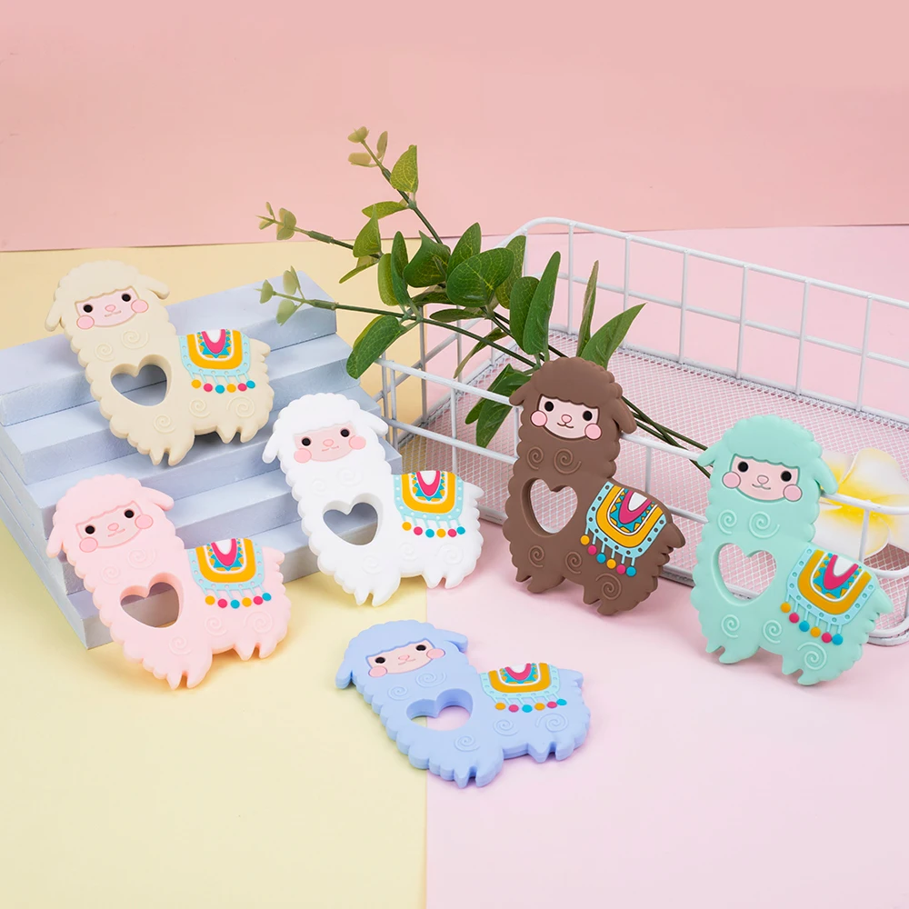 Sunrony 1Pc Baby Silicone Animal Teether Alpacas Teething Ring Rodents Chewing Tooth Care Bead Molar Toy Soft BPA Free
Sunrony 1Pc Baby Silicone Animal Teether Alpacas Teething Ring Rodents Chewing Tooth Care Bead Molar Toy Soft BPA Free