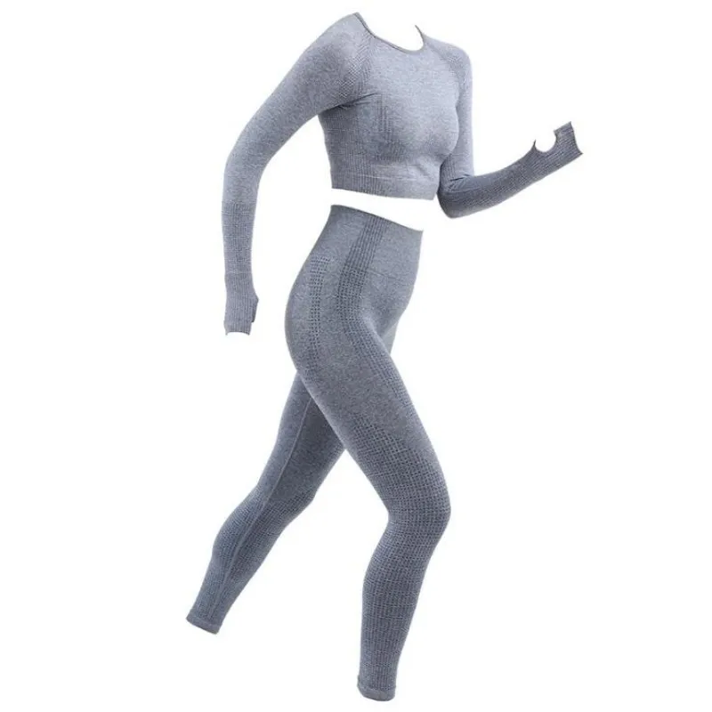 Seamless Workout Yoga Set Female Sport Gym Wear Running Clothes Women Tracksuit Sportswear Fitness Bra Long Sleeve+Leggings Suit
Seamless Workout Yoga Set Female Sport Gym Wear Running Clothes Women Tracksuit Sportswear Fitness Bra Long Sleeve+Leggings Suit