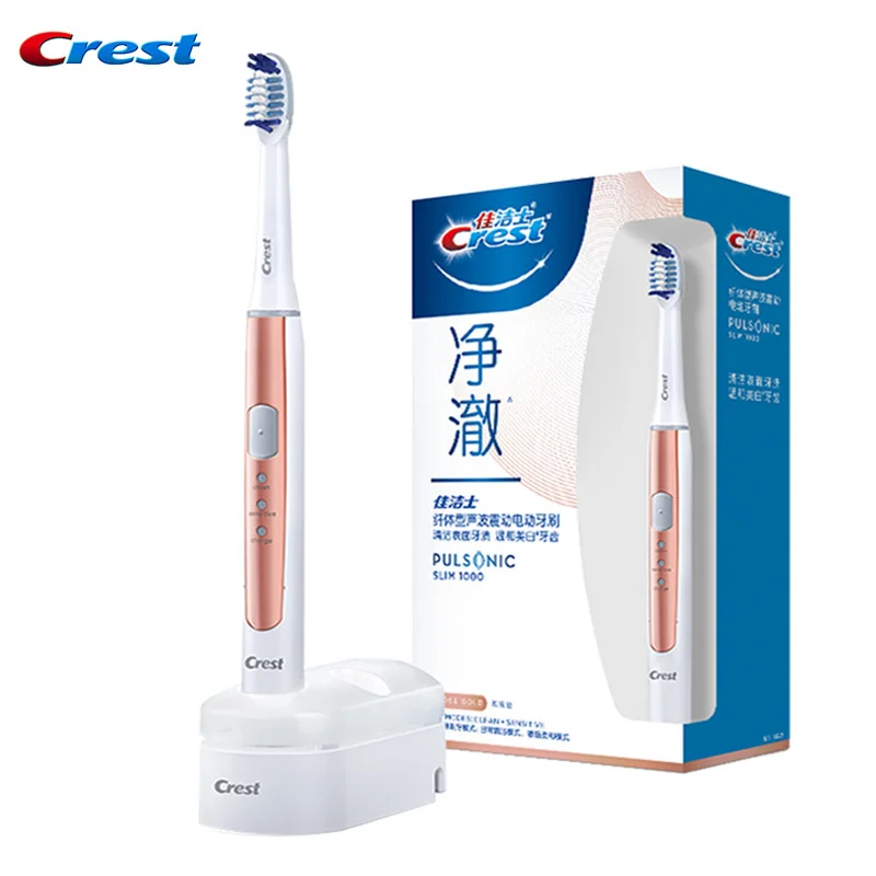 Crest Sonic Electric Toothbrush Pulsonic Slim 1000 Electric Toothbrush Washable Electronic Whitening Teeth Brush for Adult
Crest Sonic Electric Toothbrush Pulsonic Slim 1000 Electric Toothbrush Washable Electronic Whitening Teeth Brush for Adult
