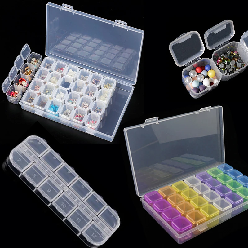 1pc Plastic Empty Storage Case Boxes Manicure Tools Jewlery 1 Box Nail Art Box Storage Box Multi-seperated Transparent /Colorful
1pc Plastic Empty Storage Case Boxes Manicure Tools Jewlery 1 Box Nail Art Box Storage Box Multi-seperated Transparent /Colorful
