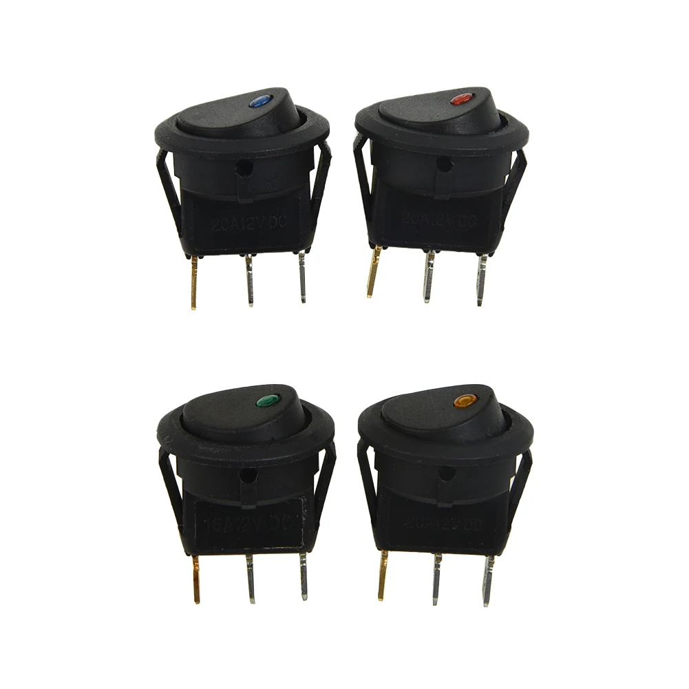 4Pcs Car Switches 220V Round Rocker Dot Boat LED Light Toggle Switch SPSTt ON/OFF Top Sales Electric Controls 12V KCD
4Pcs Car Switches 220V Round Rocker Dot Boat LED Light Toggle Switch SPSTt ON/OFF Top Sales Electric Controls 12V KCD