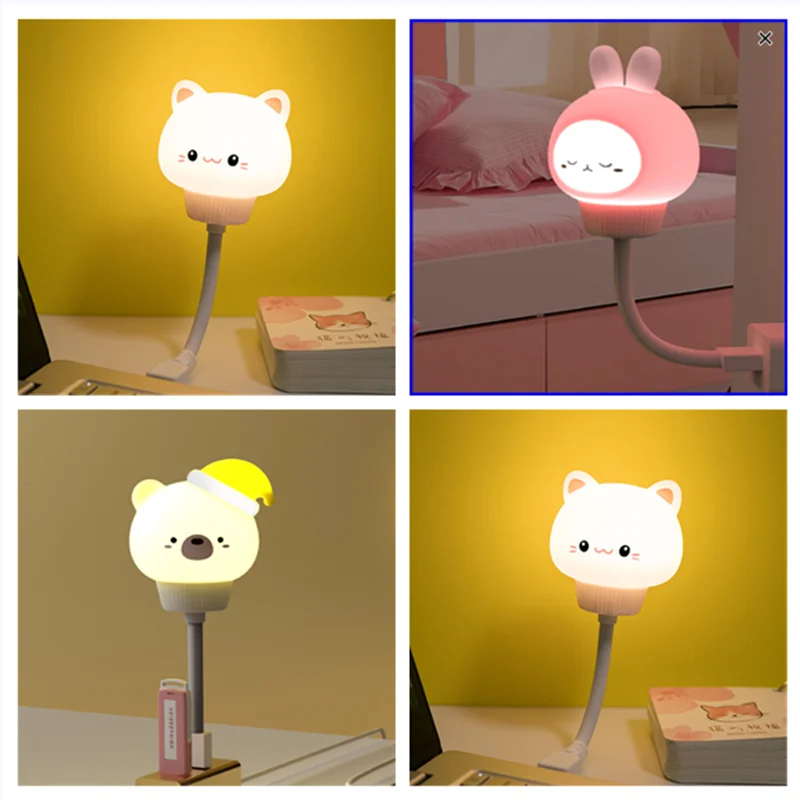 USB Night Light Children's Cute Cartoon LED Night Light Bear Remote Control for Baby Shower Bedroom Decoration Bedside Lights
USB Night Light Children's Cute Cartoon LED Night Light Bear Remote Control for Baby Shower Bedroom Decoration Bedside Lights