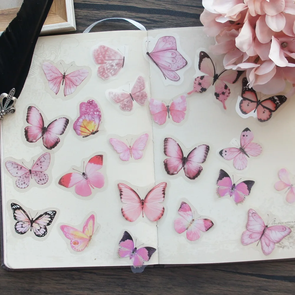 38pcs Soft Pink Black Butterfly Butterfly Style PVC Sticker Scrapbooking DIY Gift Packing Label Decoration Tag
38pcs Soft Pink Black Butterfly Butterfly Style PVC Sticker Scrapbooking DIY Gift Packing Label Decoration Tag