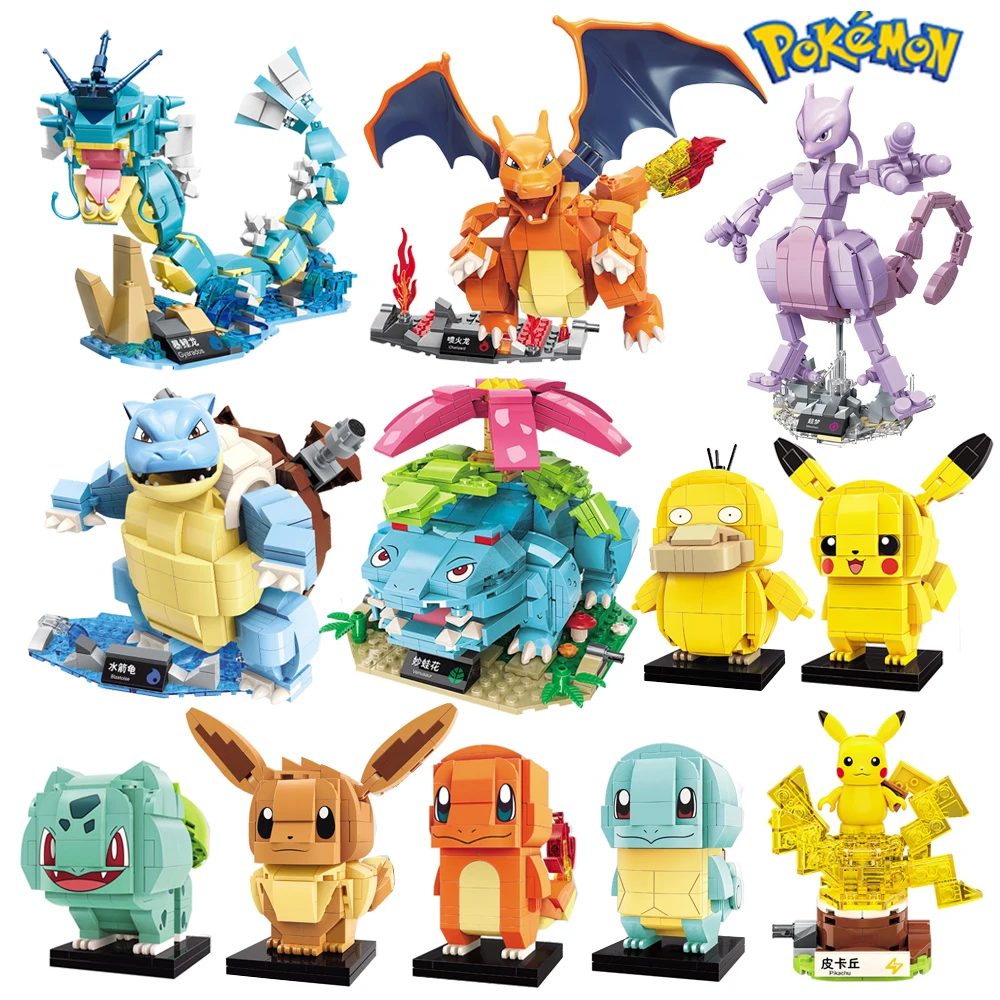 Конструктор «Покемон» Пикачу Mewtwo Gyarados Venusaur Charizard blastise Аниме Фигурка конструктор игрушки Рождественский подарок на день рождения
Конструктор «Покемон» Пикачу Mewtwo Gyarados Venusaur Charizard blastise Аниме Фигурка конструктор игрушки Рождественский подарок на день рождения