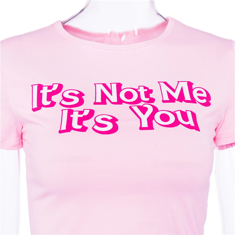 Y2k Women Summer Crop Tops T-Shirts Funny Letter Print Short Sleeve Round Neck Slim Fit T-Shirts E-Girls Female Ladies Tops
Y2k Women Summer Crop Tops T-Shirts Funny Letter Print Short Sleeve Round Neck Slim Fit T-Shirts E-Girls Female Ladies Tops
