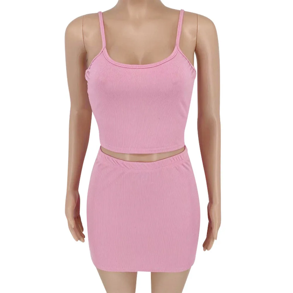 Casual Neon Color Workout Two 2 Piece Sets Women Spaghetti Strap Crop Top and High Waist Skinny Skirt Summer Clubwear Outifts
Casual Neon Color Workout Two 2 Piece Sets Women Spaghetti Strap Crop Top and High Waist Skinny Skirt Summer Clubwear Outifts