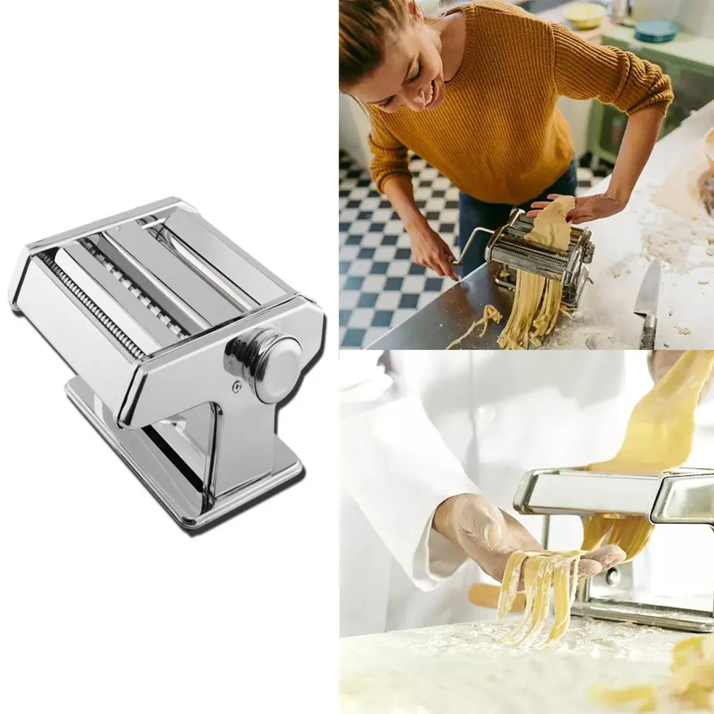 Mini Professional Pasta Maker Machine Hand Crank Pastry Roller Spaghetti Noddle Maker Pasta Cutter For Kitchen Aid Stand Mixer 
Mini Professional Pasta Maker Machine Hand Crank Pastry Roller Spaghetti Noddle Maker Pasta Cutter For Kitchen Aid Stand Mixer