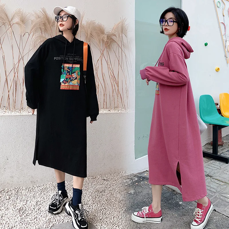 2021 NEW Maxi Women Long Dress Dresses Oversize Casual Plus Size Sweater Women Hoodied Pullovers Spring Outwear Tracksuit
2021 NEW Maxi Women Long Dress Dresses Oversize Casual Plus Size Sweater Women Hoodied Pullovers Spring Outwear Tracksuit