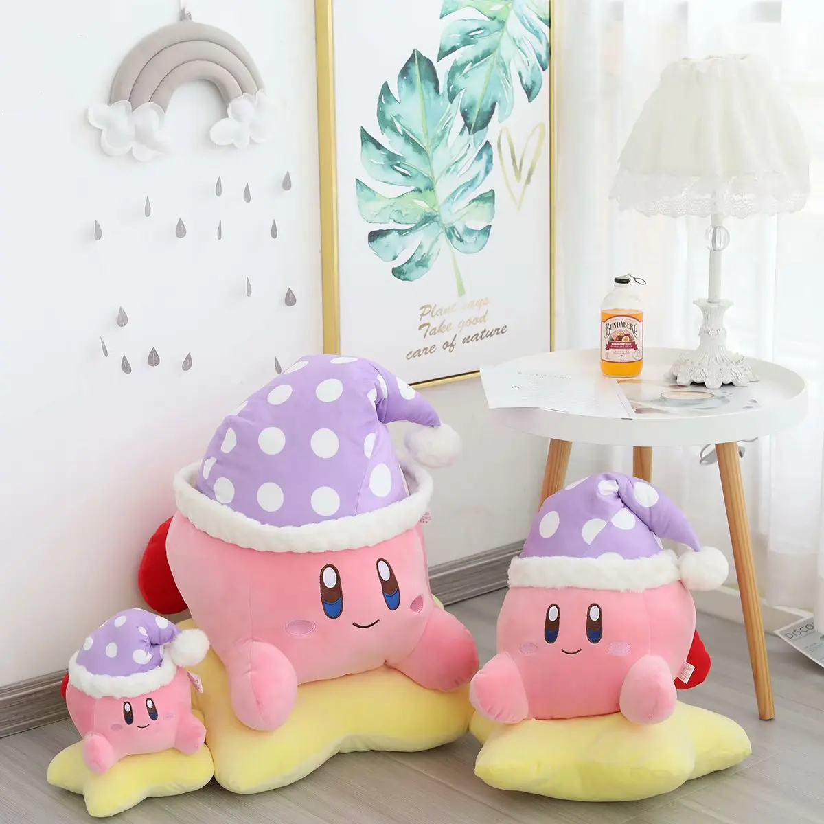 Anime Plush Japanese Super Fire Game Kirby Kawaii Room Decoration Dolls Cute Sofa Cushions Stueed Toys for Children Gift
Anime Plush Japanese Super Fire Game Kirby Kawaii Room Decoration Dolls Cute Sofa Cushions Stueed Toys for Children Gift