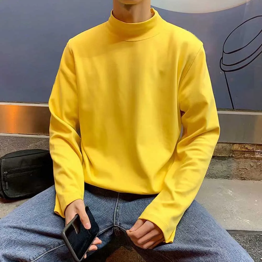 Men New Loose Top Hip-hop Tide Bottoming Shirt Long-sleeved T-shirt Beauty Tide Solid color Streetwear Men Autumn Winter Clothes
Men New Loose Top Hip-hop Tide Bottoming Shirt Long-sleeved T-shirt Beauty Tide Solid color Streetwear Men Autumn Winter Clothes