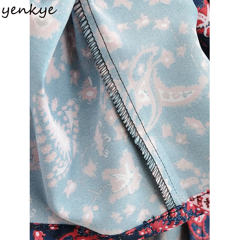Vintage Floral Print Casual Dress Women Stand Collar Long Sleeve A-line Loose Dress Female Summer Plus Size Vestido
Vintage Floral Print Casual Dress Women Stand Collar Long Sleeve A-line Loose Dress Female Summer Plus Size Vestido