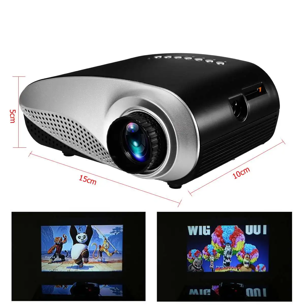 Portable Mini Projector HD USB Audio Children Home Theater LED Multimedia Wired Projector Home Cinema Media Video Playe
Portable Mini Projector HD USB Audio Children Home Theater LED Multimedia Wired Projector Home Cinema Media Video Playe