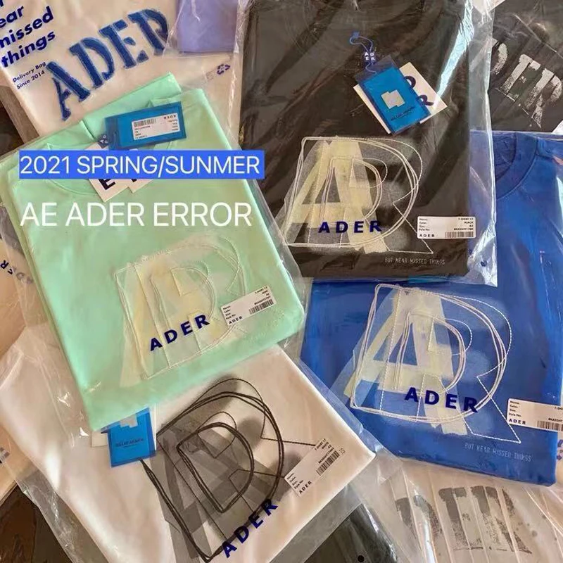 2021 Summer Style Embroidery Graffiti ADER Layer Ader Error T-Shirt Men Women 1:1 Top Quality Hip-Hop Casual Cotton Top Tee
2021 Summer Style Embroidery Graffiti ADER Layer Ader Error T-Shirt Men Women 1:1 Top Quality Hip-Hop Casual Cotton Top Tee
