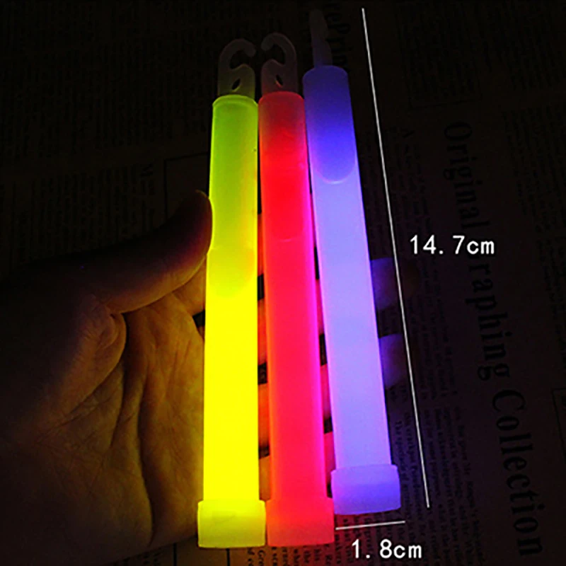 5pcs/lot 6inch multicolor Glow Stick Chemical light stick Camping Emergency decoration Party clubs supplies Chemical Fluorescent
5pcs/lot 6inch multicolor Glow Stick Chemical light stick Camping Emergency decoration Party clubs supplies Chemical Fluorescent