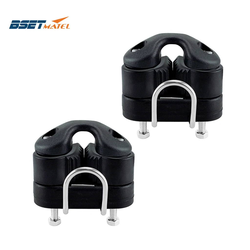 2PCS Black Composite Ball Bearing Cam Cleat with leading Ring Pilates Equipment Boat Fast Entry Rope Wire Fairlead Sailing
2PCS Black Composite Ball Bearing Cam Cleat with leading Ring Pilates Equipment Boat Fast Entry Rope Wire Fairlead Sailing