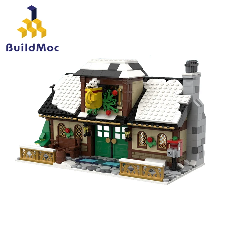 Christmas Series Winter Village Lepining Scene Holiday City Train Reindeer Friends Building Blocks Santa Claus Toys gift
Christmas Series Winter Village Lepining Scene Holiday City Train Reindeer Friends Building Blocks Santa Claus Toys gift