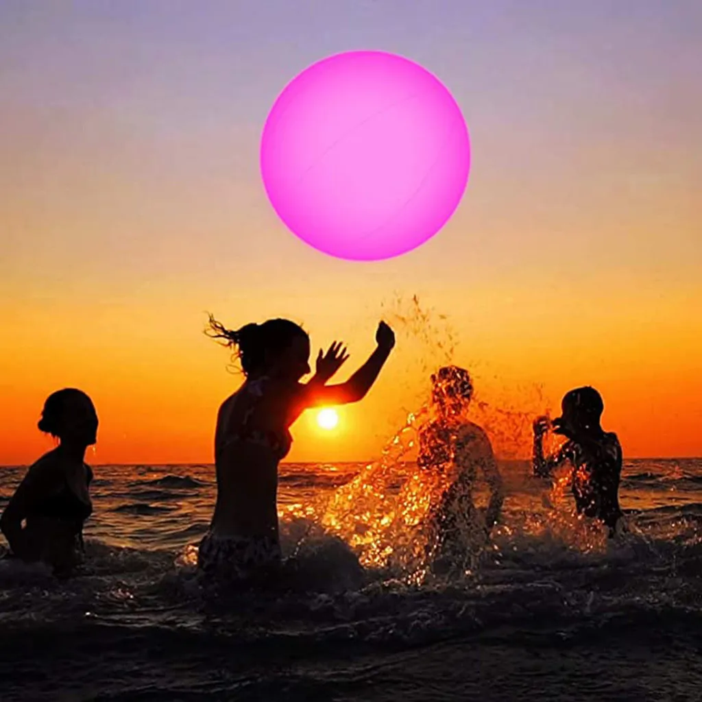 3PCS LED Beach Ball 16'' Pool Toy with Remote Control 16 Colors Lights and 4 Light Modes Outdoor Pool Beach Party Games for Kid
3PCS LED Beach Ball 16'' Pool Toy with Remote Control 16 Colors Lights and 4 Light Modes Outdoor Pool Beach Party Games for Kid