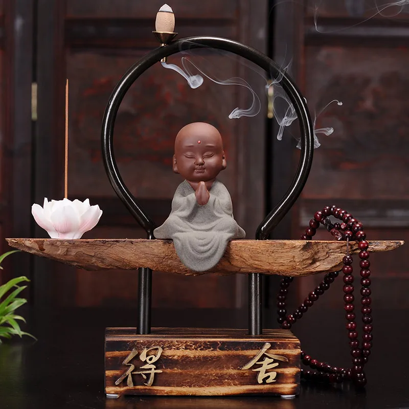 Backflow Incense Burner Buddha Porcelain Vintage Hanging Incense Burner Wood Smoke Fall Bruciatore Incense Zen Decor AC50IB
Backflow Incense Burner Buddha Porcelain Vintage Hanging Incense Burner Wood Smoke Fall Bruciatore Incense Zen Decor AC50IB