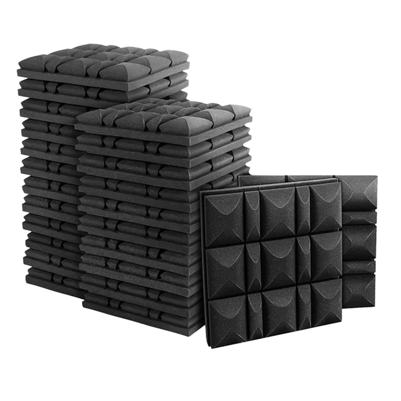 24Pack Acoustic Studio Absorption Foam Panel-Broadband Sound Absorber-Sound Proof Padding Soundproofing Studio Foam
24Pack Acoustic Studio Absorption Foam Panel-Broadband Sound Absorber-Sound Proof Padding Soundproofing Studio Foam