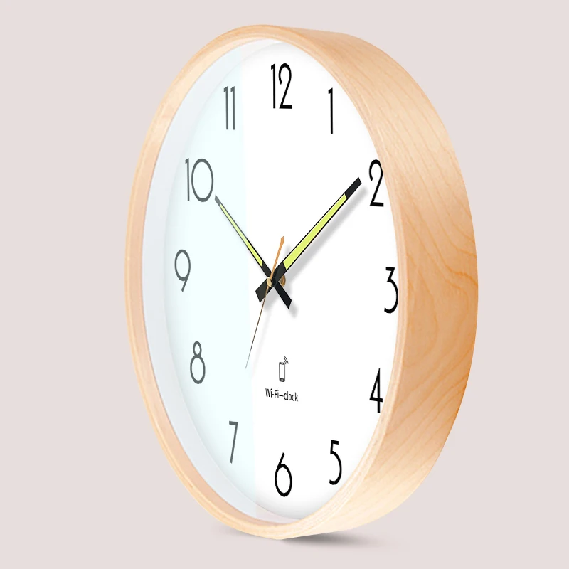 Luminous Wood Wall Clock Silent Living Room White Large Clocks Wall Home Decor Modern Clock Mechanism Horloge Home Decoration
Luminous Wood Wall Clock Silent Living Room White Large Clocks Wall Home Decor Modern Clock Mechanism Horloge Home Decoration