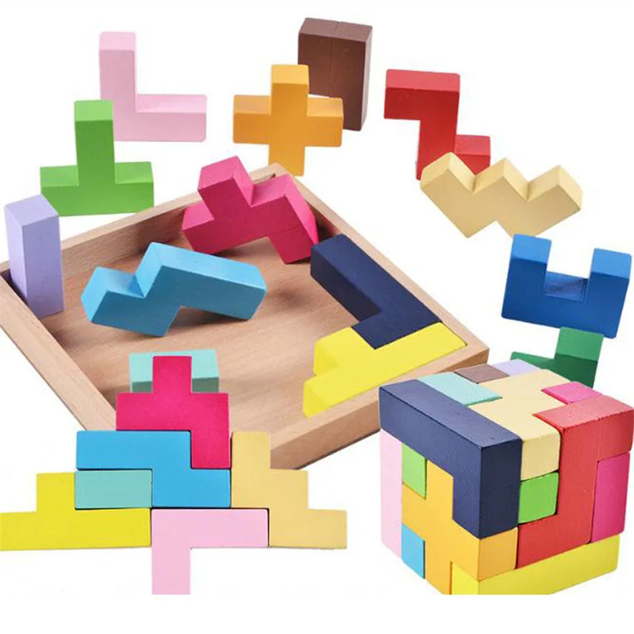Wooden Colorful 3D Cube Building Blocks Montessori Educational Intelligence Kids Toys Variety Tangram Brain Teaser Block Game
Wooden Colorful 3D Cube Building Blocks Montessori Educational Intelligence Kids Toys Variety Tangram Brain Teaser Block Game