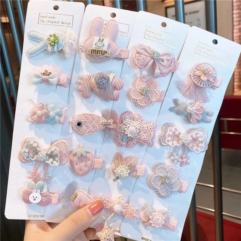 5pcs/set Korean Style 2021 Fashion Baby Girls Kawaii Hairclips Cute Bunny Flower Star Butterfly Pink Hairpin Wholesale Lots
5pcs/set Korean Style 2021 Fashion Baby Girls Kawaii Hairclips Cute Bunny Flower Star Butterfly Pink Hairpin Wholesale Lots