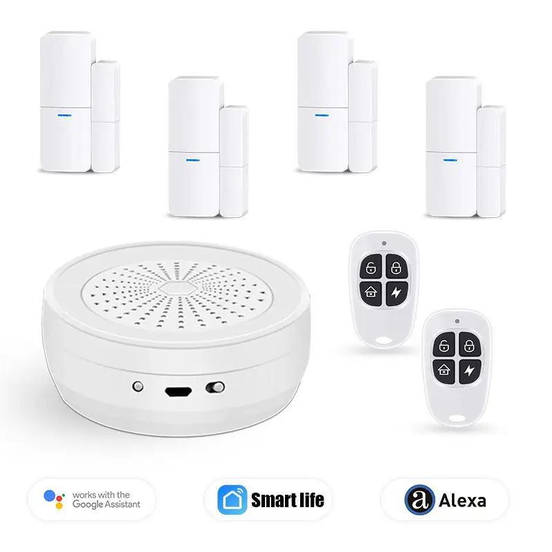 Tuya интеллектуальных домашних Wi-Fi сигнал тревоги Системы Беспроводной охранной сигнализации Tuya Smart Life App Управление Беспроводной комплект с...
Tuya интеллектуальных домашних Wi-Fi сигнал тревоги Системы Беспроводной охранной сигнализации Tuya Smart Life App Управление Беспроводной комплект с...