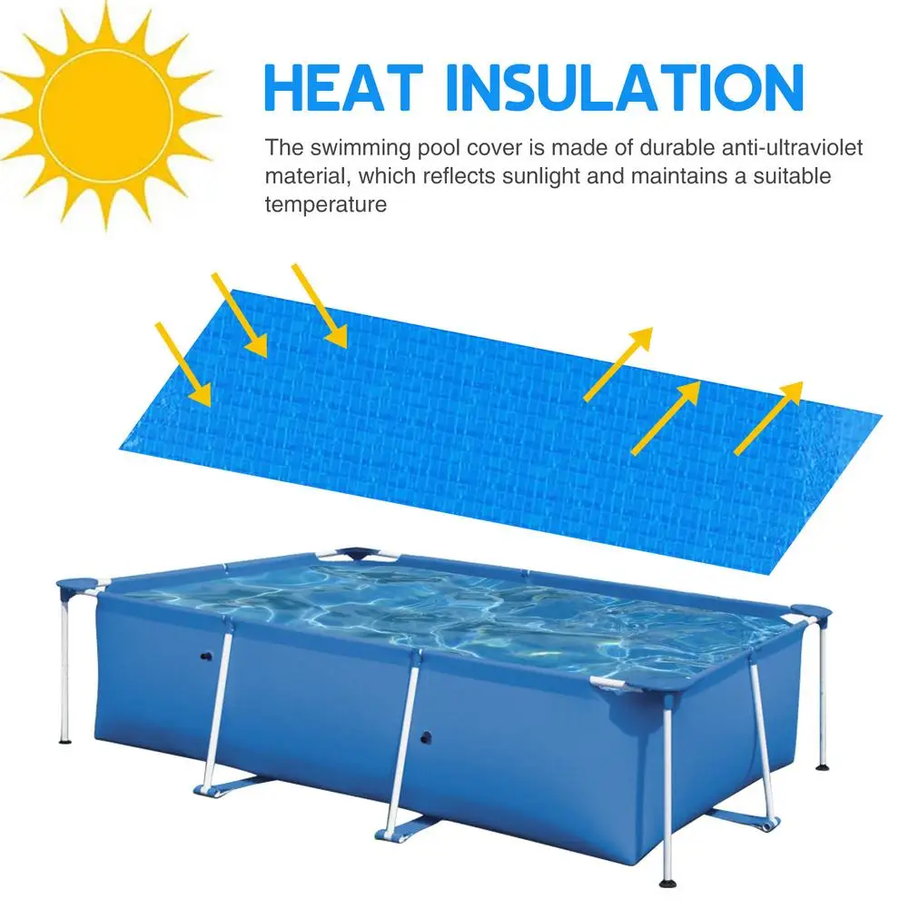 Swimming Pool Cover Cloth Pool Protector Dust Proof Ground Cloth Cover For Outdoor Villa Garden Pool Insulation Film Tarpaulin
Swimming Pool Cover Cloth Pool Protector Dust Proof Ground Cloth Cover For Outdoor Villa Garden Pool Insulation Film Tarpaulin