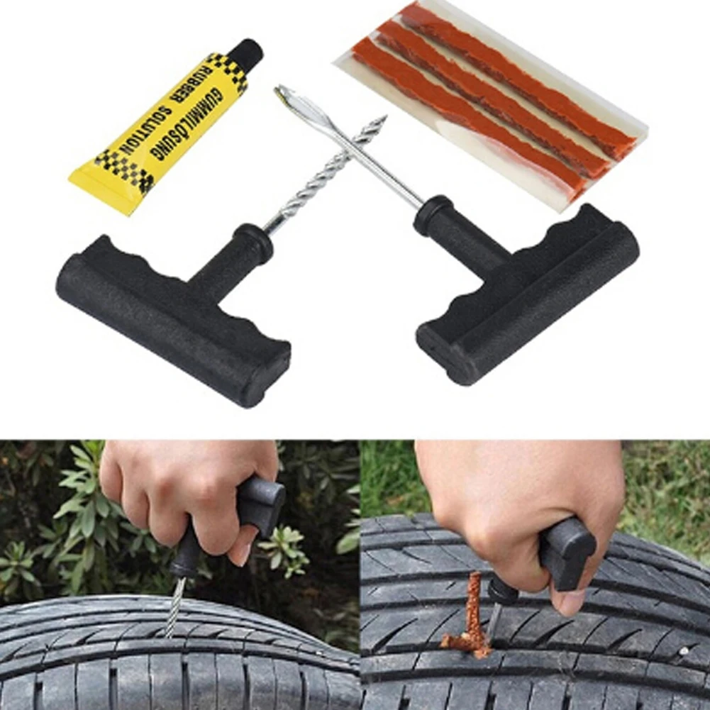 Car Tire Repair Tools Tire Repair Kit Rivet Tool Set Car Bicycle Tubeless Tire Puncture Plug Garage Auto Parts
Car Tire Repair Tools Tire Repair Kit Rivet Tool Set Car Bicycle Tubeless Tire Puncture Plug Garage Auto Parts