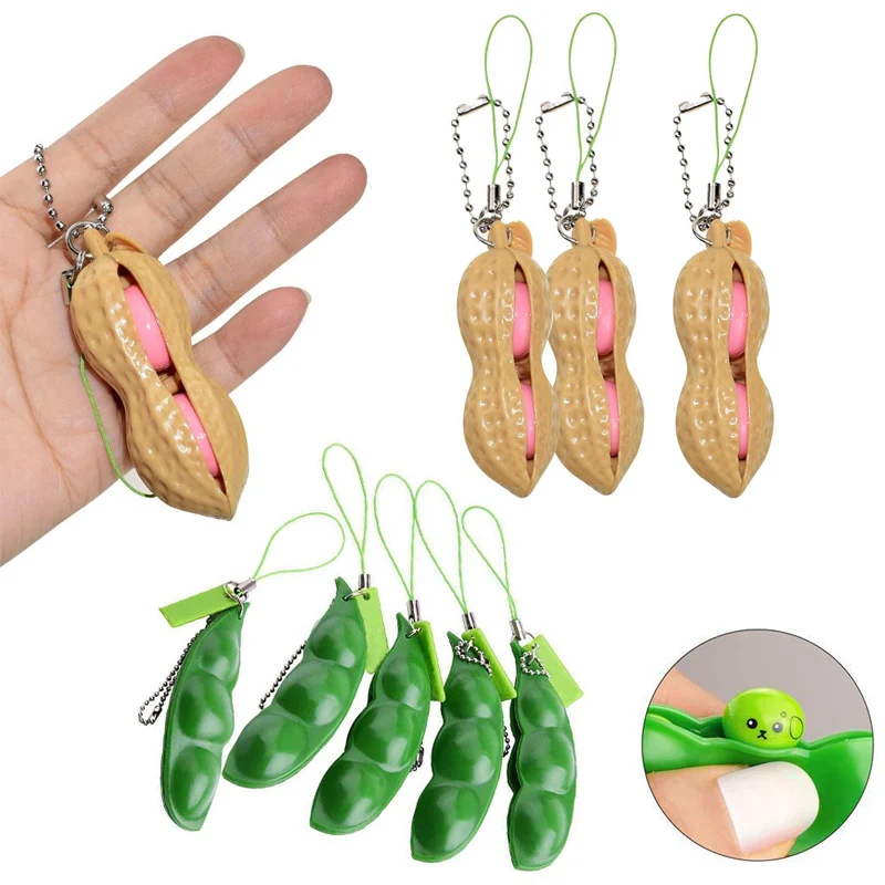 Fidget Toys Decompression Edamame Toys Squishy Squeeze Peas Beans Keychain Cute Stress Adult Toy Rubber Children Gift Wholesale 
Fidget Toys Decompression Edamame Toys Squishy Squeeze Peas Beans Keychain Cute Stress Adult Toy Rubber Children Gift Wholesale