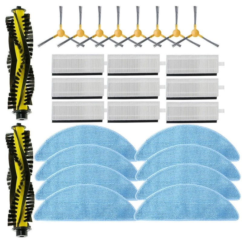 27PCS Vacuum Parts Replacement for Neatsvor X500 Robot Vacuum Cleaner Accessories Kit Main Brush Side Brush Filter Mop
27PCS Vacuum Parts Replacement for Neatsvor X500 Robot Vacuum Cleaner Accessories Kit Main Brush Side Brush Filter Mop