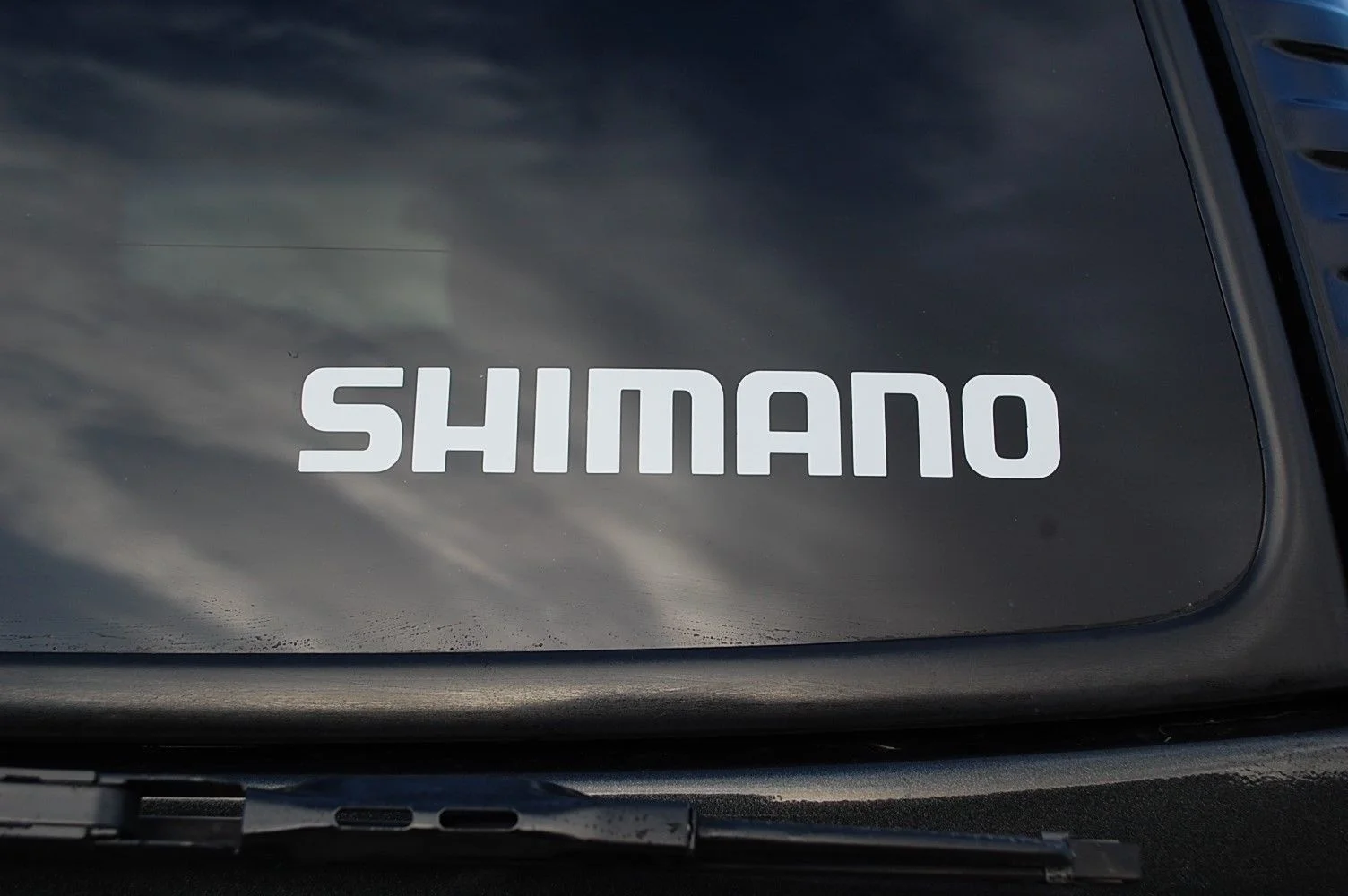 Рыболовная наклейка Виниловая SHIMANO внешнее окно 15 см|Наклейки для творчества| |