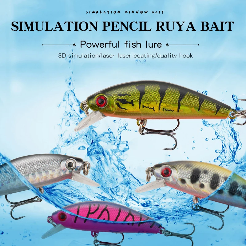 Hot Sale Fishing Lures with 3D Eyes 6.6cm 9.8g Simulation Fish Shape Lure with Quality Hooks Fishing Tools
Hot Sale Fishing Lures with 3D Eyes 6.6cm 9.8g Simulation Fish Shape Lure with Quality Hooks Fishing Tools
