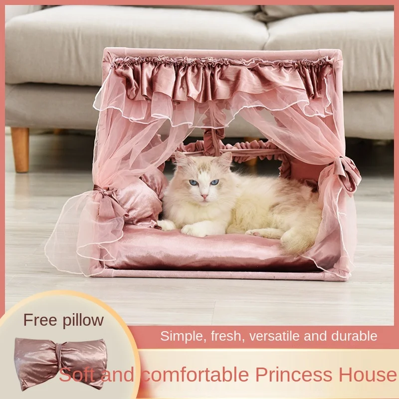 

Красивые лежанки для кошек дом с подушкой Лежанка для собаки для маленькой собаки товары для домашних животных Подушка кровать для кошки ко...