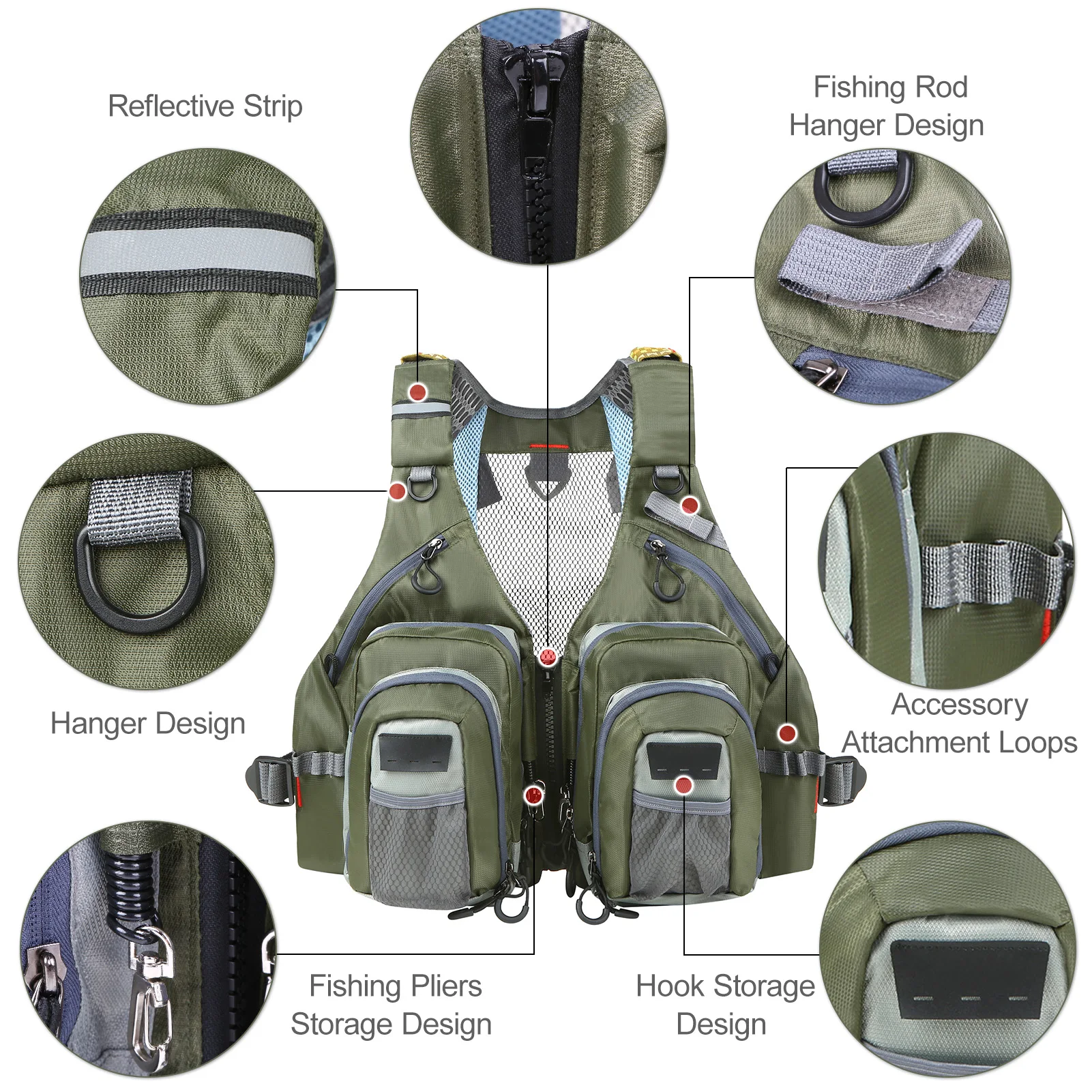 Fishing Vest Breathable Fishing Travel Vest with Pockets Summer Work Vest Fishing Jacket for Outdoor Fishing Activities
Fishing Vest Breathable Fishing Travel Vest with Pockets Summer Work Vest Fishing Jacket for Outdoor Fishing Activities