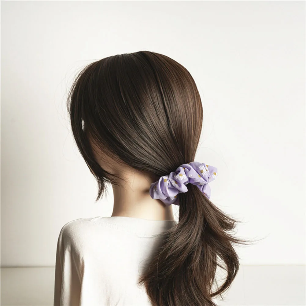 Фиолетовая Маргаритка резинка для волос женщин и девушек эластичная аксессуары