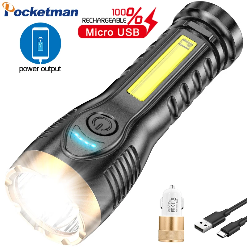 Portable LED Flashlight USB Rechargeable 4 Light Modes Zoomable Torch with Built In Battery Stylish Portable Suit for Camping
Portable LED Flashlight USB Rechargeable 4 Light Modes Zoomable Torch with Built In Battery Stylish Portable Suit for Camping