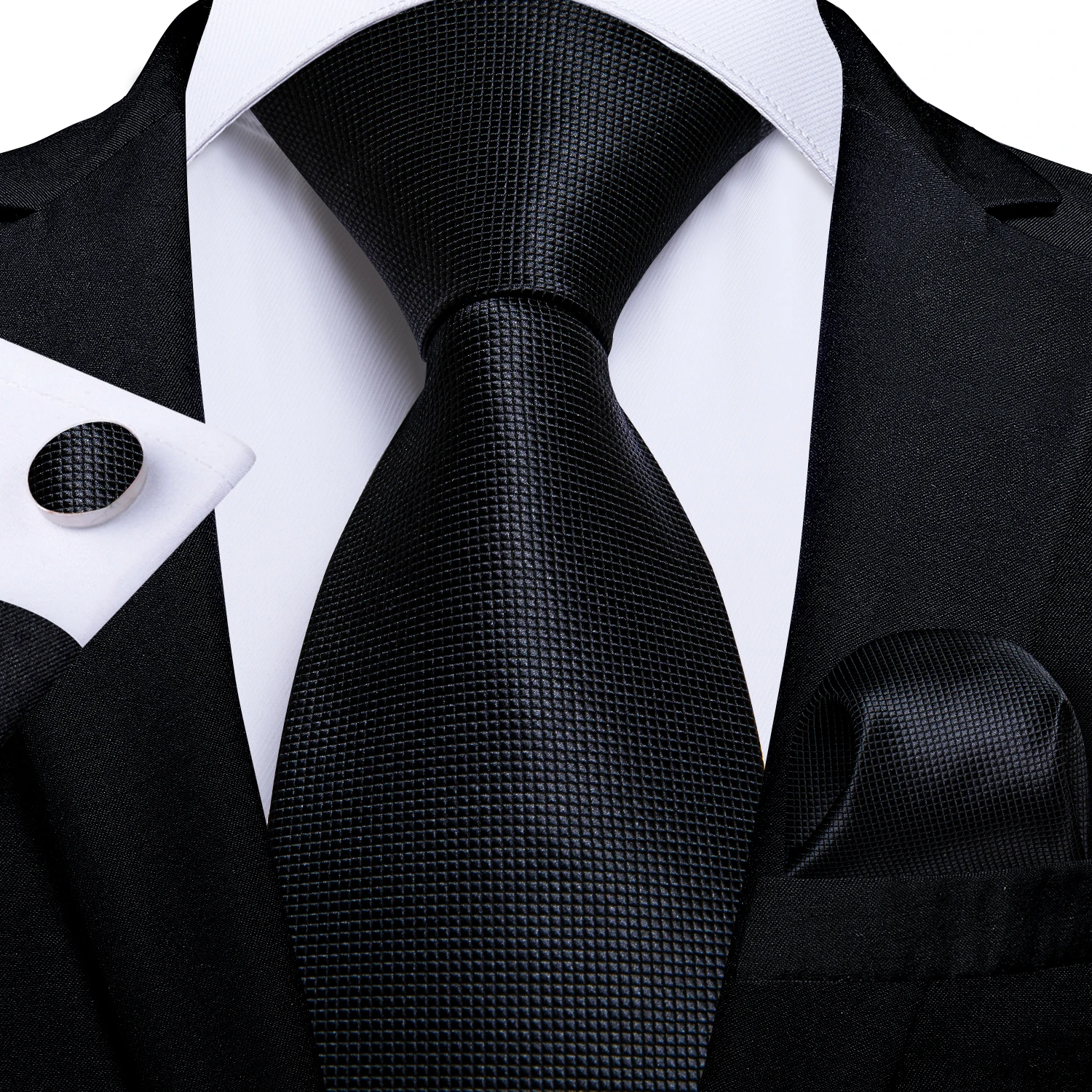 100% шелк Для мужчин однотонный галстук-бабочка синий фиолетовый черный Бизнес