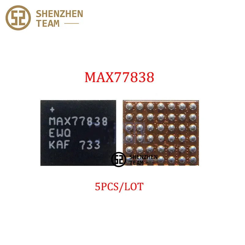 SZteam 5 шт./лот PMIC MAX77838 MAX77838EWO для Power IC Samsung S7 Edge S8 NOTE7 NOTE8, интегральные схемы, запасные части
SZteam 5 шт./лот PMIC MAX77838 MAX77838EWO для Power IC Samsung S7 Edge S8 NOTE7 NOTE8, интегральные схемы, запасные части
