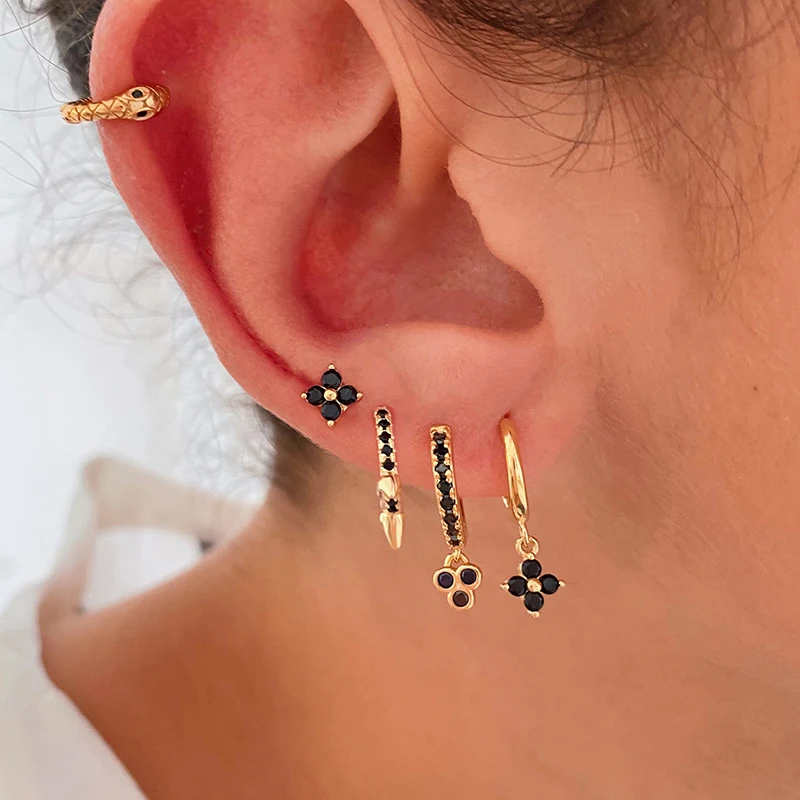 BOAKO Lotus Diamond Earrings For Women 925 Sterling Silver Stud Earrings Piercing Jewelry Ear Cuffs Pendientes #11
BOAKO Lotus Diamond Earrings For Women 925 Sterling Silver Stud Earrings Piercing Jewelry Ear Cuffs Pendientes #11