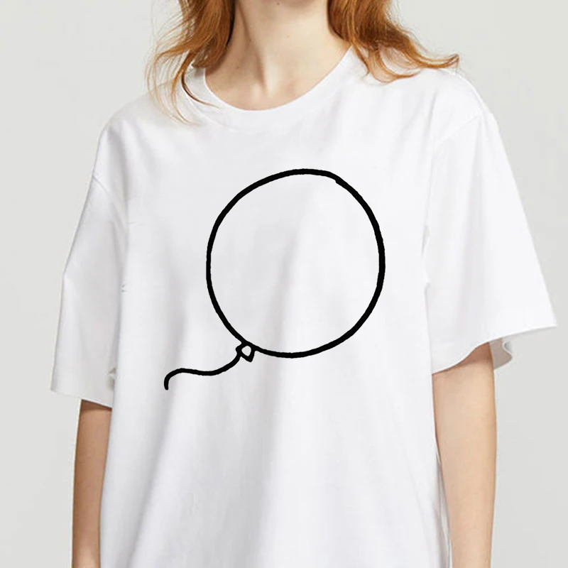 Graphic tees tops balloon tshirts women funny t shirt O-neck T-shirt Vintage women Ullzang Mujer_T-Shirt
Graphic tees tops balloon tshirts women funny t shirt O-neck T-shirt Vintage women Ullzang Mujer_T-Shirt