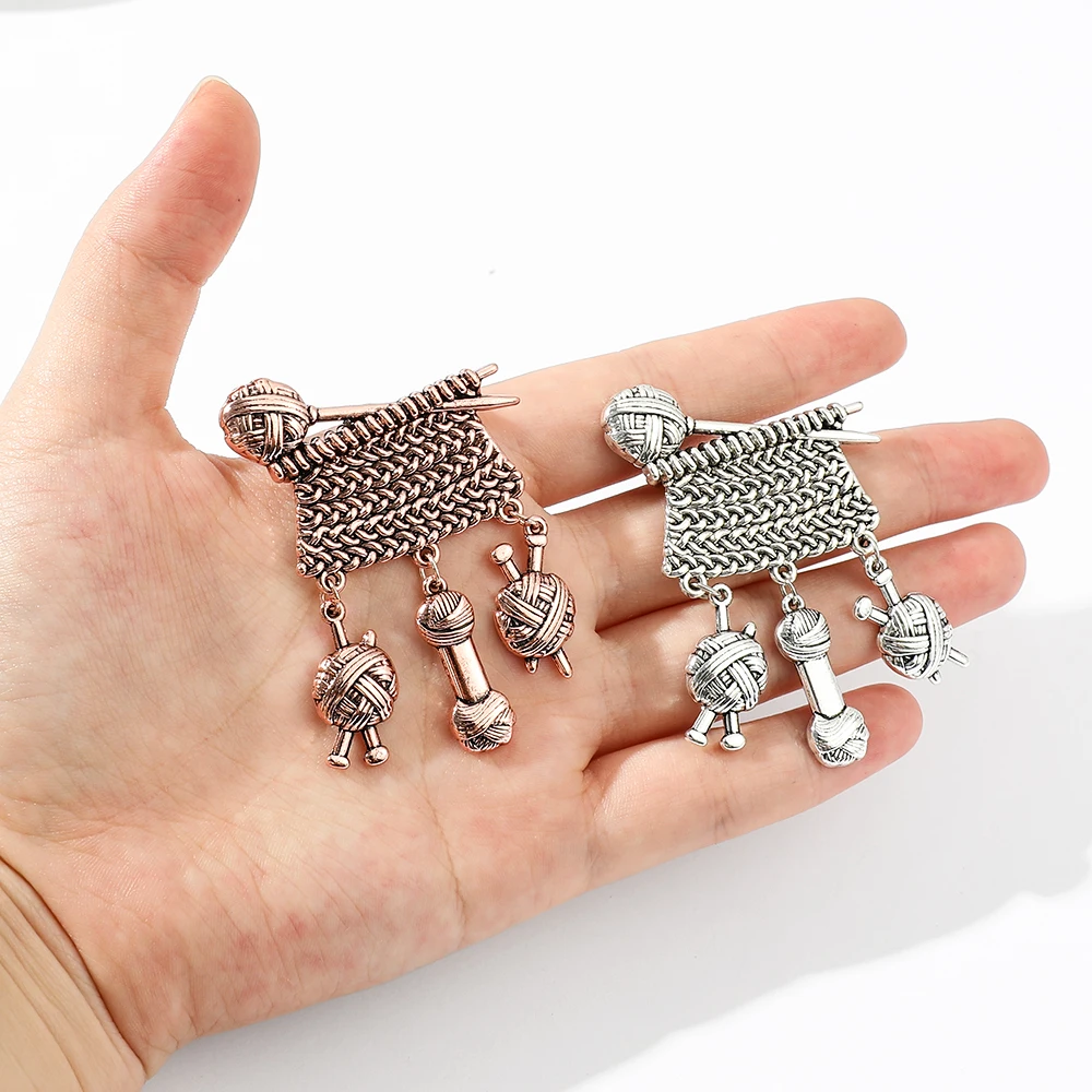 2022 Winter Knit Sweater Brooches For Women Wool Line Needle Accessories Design Fashion Retro Brooch Pins Gifts For Friends
2022 Winter Knit Sweater Brooches For Women Wool Line Needle Accessories Design Fashion Retro Brooch Pins Gifts For Friends