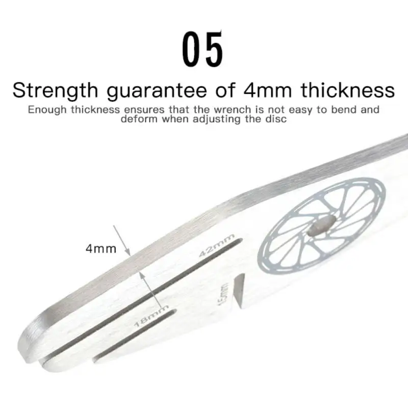 1 PCS Stainless Steel Disc Brake Rotor Wrench Bicycle Durable Rubber Handle Adjustment Disc Wrench Bike Repair Tools
1 PCS Stainless Steel Disc Brake Rotor Wrench Bicycle Durable Rubber Handle Adjustment Disc Wrench Bike Repair Tools