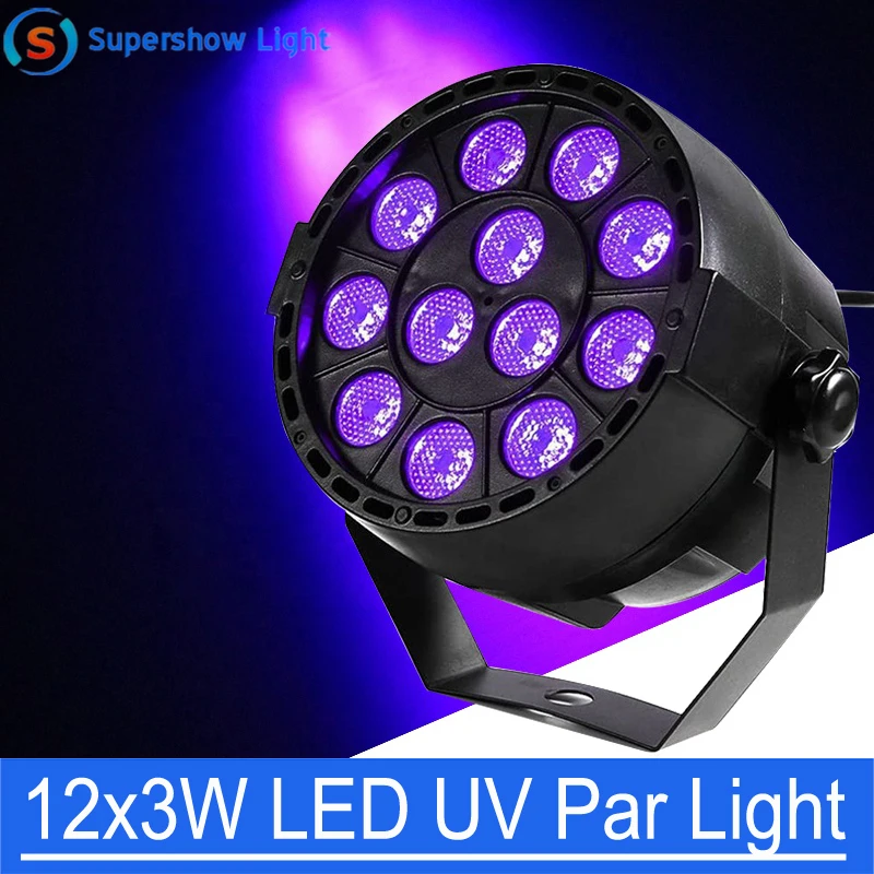 Purple Color 12 leds Par Stage Light 36W DMX 512 UV Par Led Lighting for Club DJ
Purple Color 12 leds Par Stage Light 36W DMX 512 UV Par Led Lighting for Club DJ