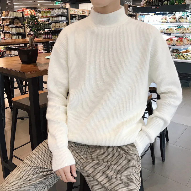 Mock Neck Men Winter Thick Loose Knit Sweater Trend Couple Pullover Warm Soft Comfortable Vintage Casual Large Size MA319
Mock Neck Men Winter Thick Loose Knit Sweater Trend Couple Pullover Warm Soft Comfortable Vintage Casual Large Size MA319