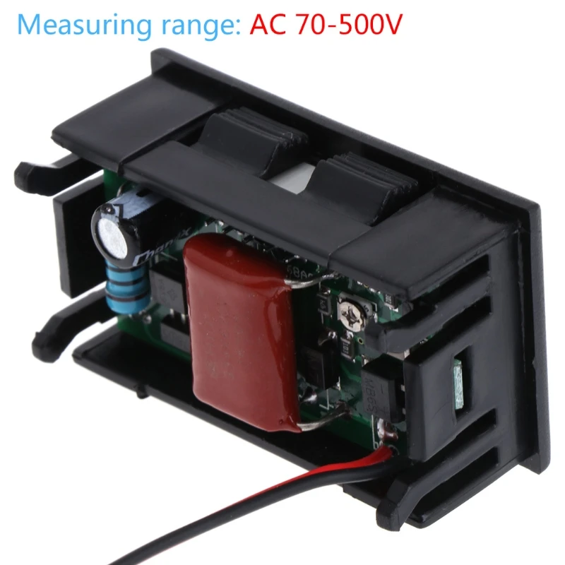 AC 70-500V Digital Voltmeter 0.56 inch Red LED 2 Wire Volt Voltage Test Meter
AC 70-500V Digital Voltmeter 0.56 inch Red LED 2 Wire Volt Voltage Test Meter