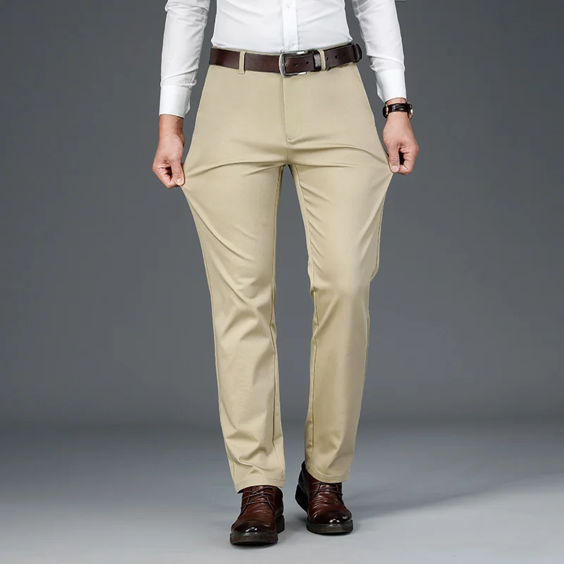 High quality bamboo fiber comfortable cotton stretch men's casual pants 2021 spring classic business casual brand big size pants
High quality bamboo fiber comfortable cotton stretch men's casual pants 2021 spring classic business casual brand big size pants