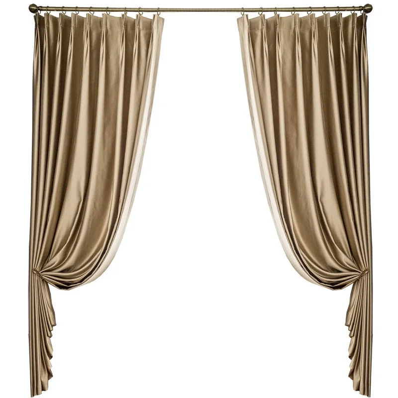 Artificial Silk High-precision Thermal Curtain Fabric Light Luxury Modern Bedroom Finished Curtains For Living Room
Artificial Silk High-precision Thermal Curtain Fabric Light Luxury Modern Bedroom Finished Curtains For Living Room
